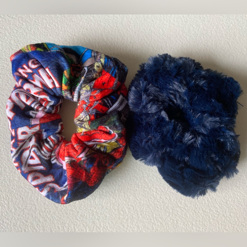 Minky scrunchies